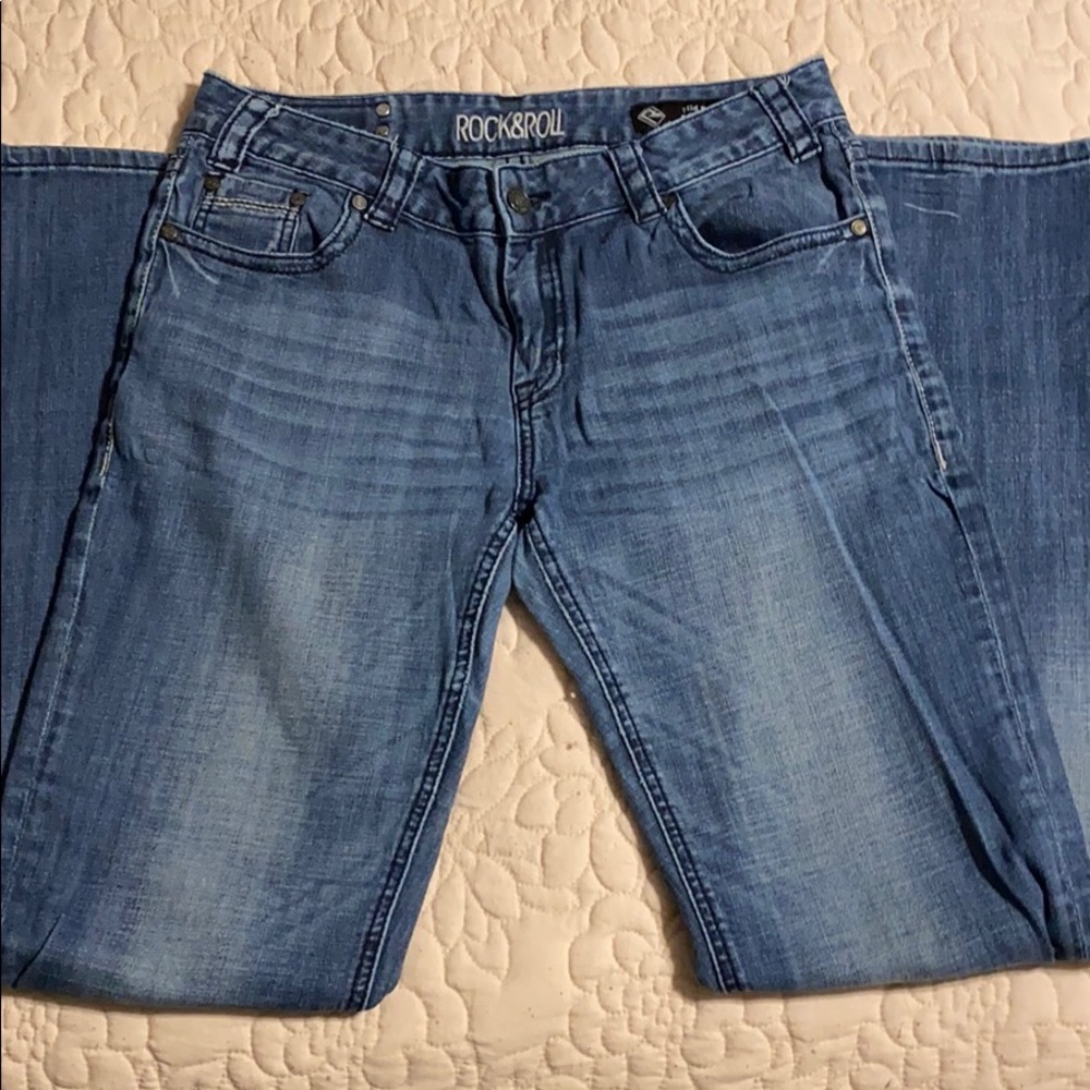 Women’s Rock and Roll jeans midrise 31x36